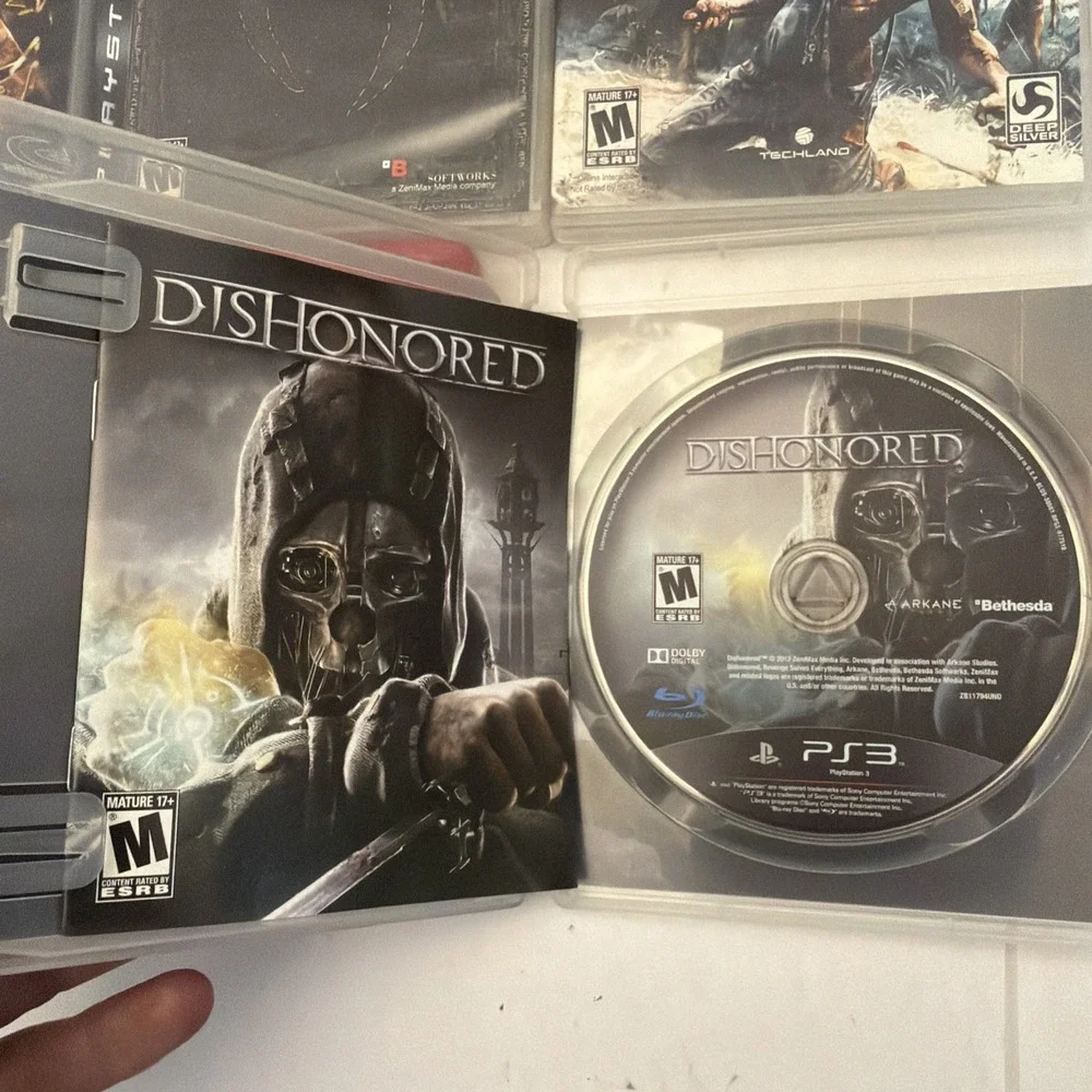 Sony PS3 Game Lot (9) PlayStation Dead Island Dishonored Fallout Sims Oblivion